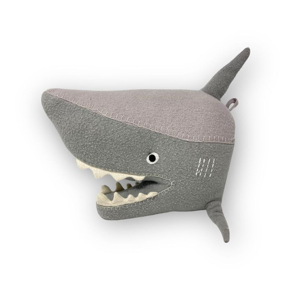 Pillowfort Shark Head Target Exclusive Wall Mount Decor Plush Taxidermy 14" Fish